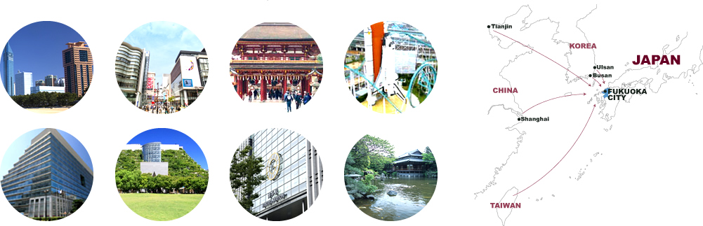 To study at Fukuoka of Japan to support Olympic